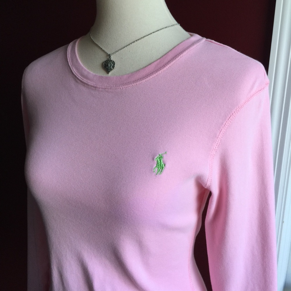 Ralph Lauren Pink Long Sleeves Cotton Shirt